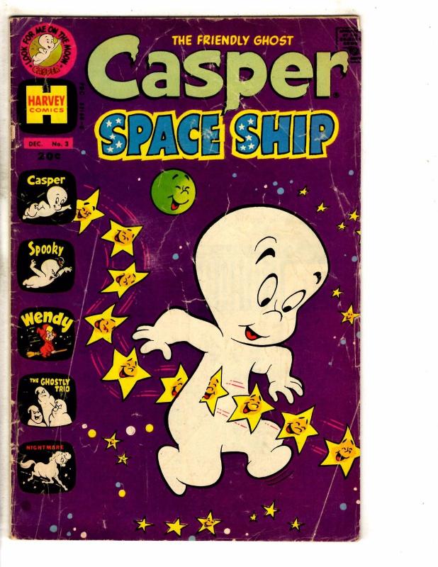 5 Harvey Comics Lotta 99 Casper 164 Dot 147 Casper SpaceShip 3 Sad Sack 232 J253