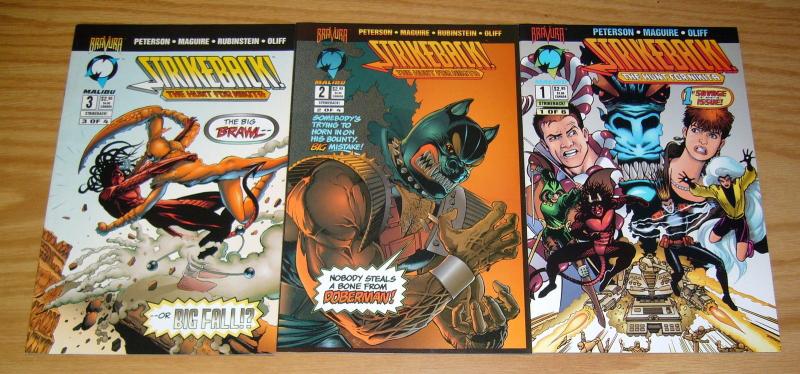 Strikeback! the Hunt for Nikita #1-3 VF/NM complete series - kevin maguire set 2