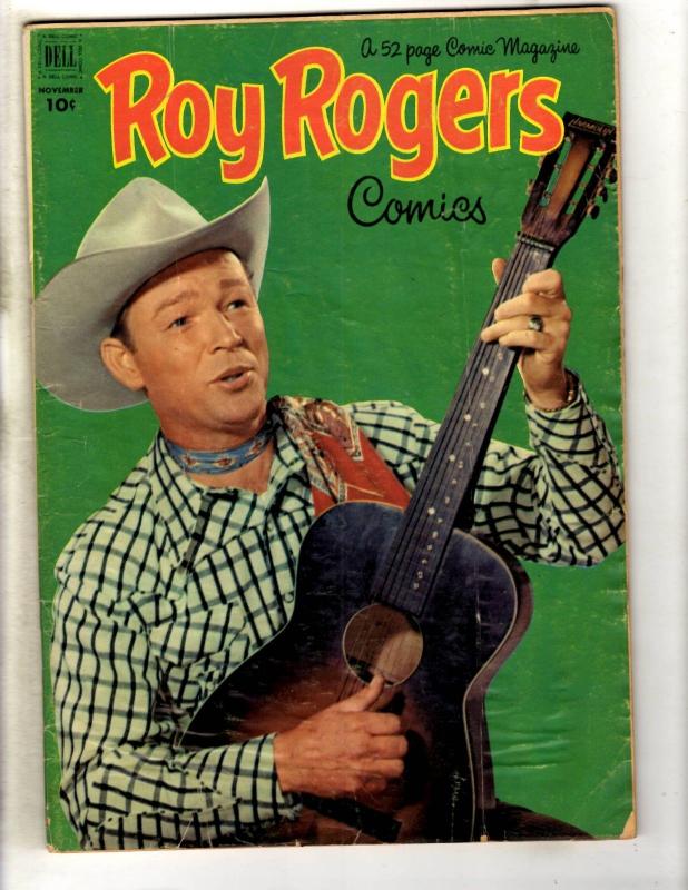 Roy Rogers Comics # 59 VG Dell Golden Age Comic Book Trigger 1952 JL18