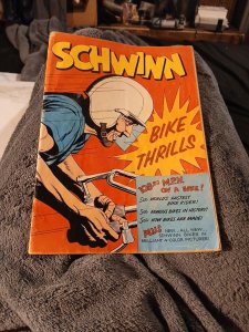 Schwinn Bike Thrills Bicycle Co promotional 1959 silver age advertising Comics
