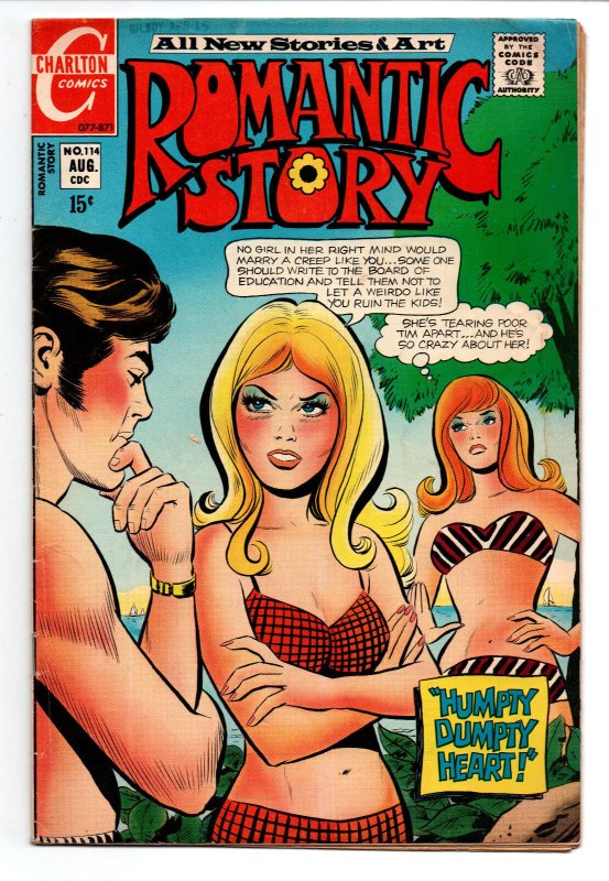 Romantic Story #169 - Romance - Charlton - 1971 - VG 