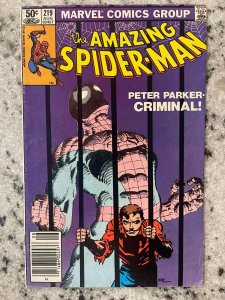 Amazing Spider-Man # 219 VF- Marvel Comic Book Wedding Issue Goblin 28 SM16