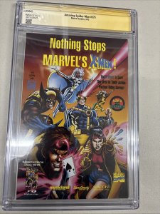 The Amazing Spider-Man (1993) # 375 (CGC 9.8 WP)  Signed Mark Bagley