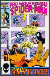 Spectacular Spider-Man 123 NM- 9.2 Marvel 1987