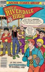 Archie at Riverdale High #96 FN ; Archie | April 1984 Cigarettes Cover