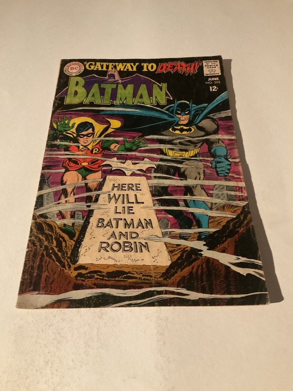 Batman 202 Vg Very Good 4.0 DC Comics