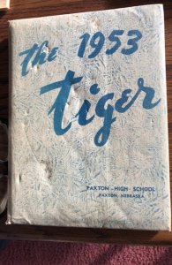 The 1953 tiger, PAXTON HS(NE) unmarked*