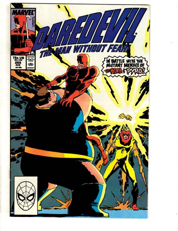 10 Daredevil Marvel Comic Books # 269 270 271 272 273 274 275 276 277 278 CR37