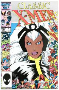 CLASSIC X-MEN #3, VF+, Arthur Adams, Wolverine, Storm, John Bolton, 1986