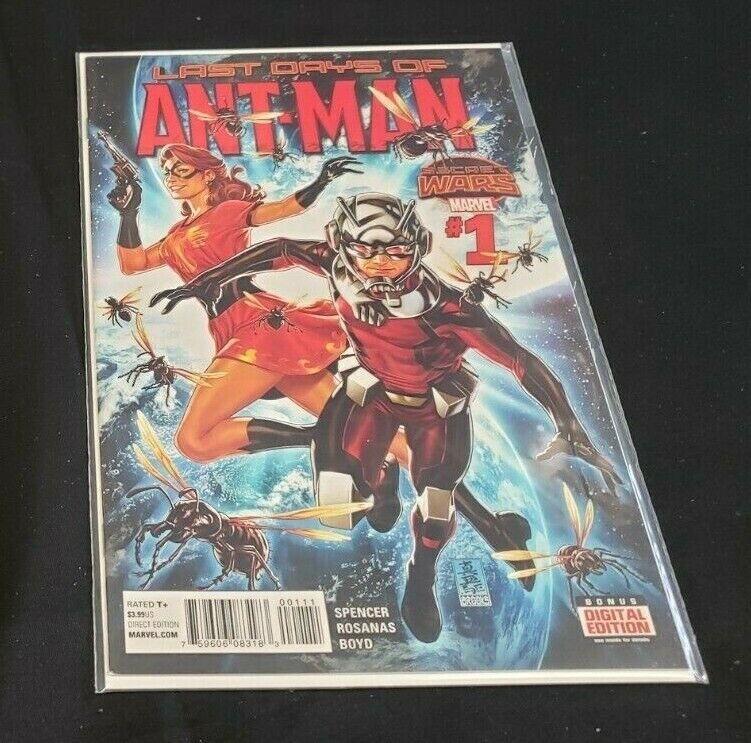 ANT-MAN 2PC (VF/NM) BAGGED & BOARDED, LARGER THAN LIFE, LAST DAYS 2015