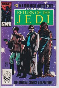 STAR WARS RETURN OF THE JEDI #3 (Dec 1983) 1st app Mon Mothma & Ackbar VF 8.0!