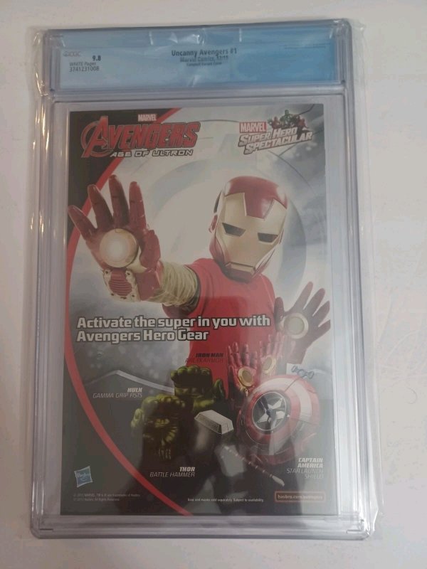 Uncanny Avengers #1 J Scott Campbell Variant - 2015 - CGC 9.8