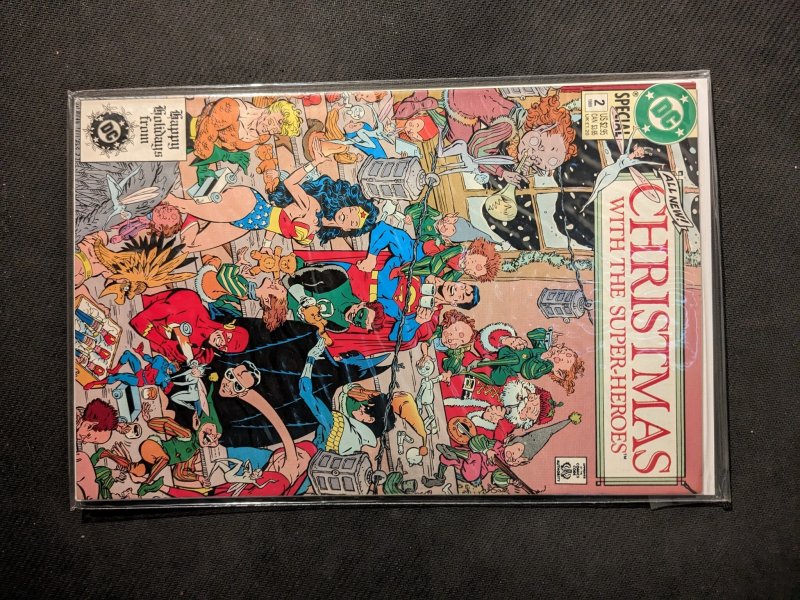 Christmas With the Super-Heroes #2 Newsstand Edition (1989) Superman