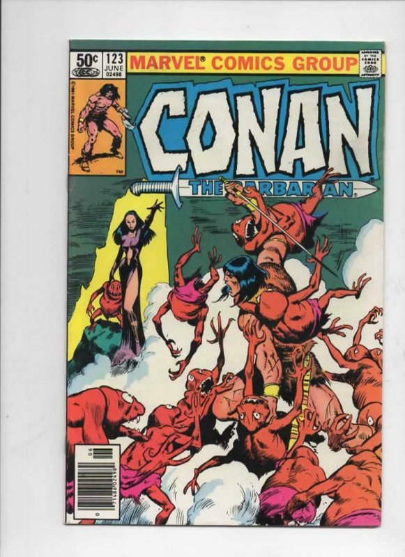 CONAN the BARBARIAN #123 124 125 FN  Buscema, Howard, 1970 1981, Witches