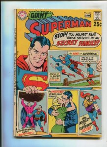 SUPERMAN #222 (6.5/7.0) GIANT!! 1970