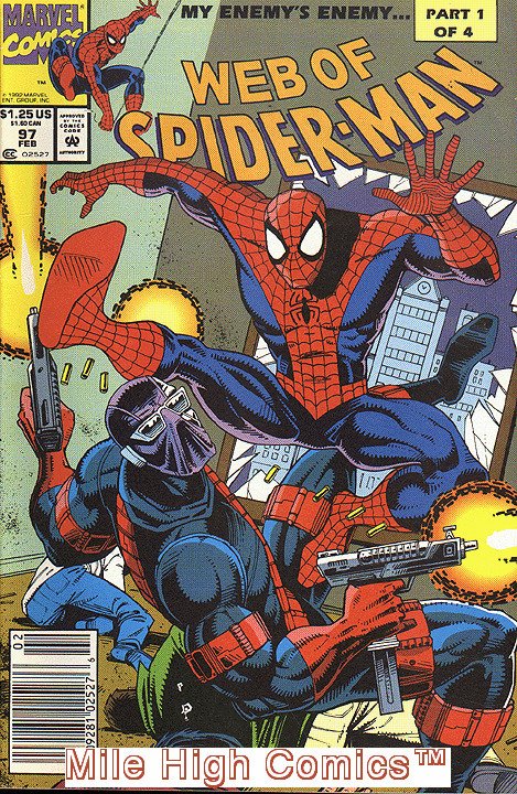 WEB OF SPIDER-MAN (1985 Series)  (MARVEL) #97 NEWSSTAND Fine Comics Book