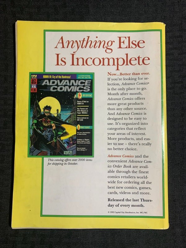 1992 COMICS VALUES MONTHLY Magazine #76 G/VG 3.0 Dracula Lives