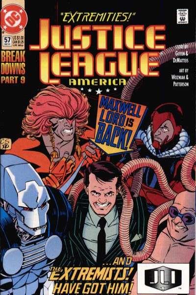 Justice League (1987 series) #57, VF+ (Stock photo)