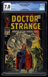 Doctor Strange #169 CGC FN/VF 7.0 Off White to White 1st Solo Title!