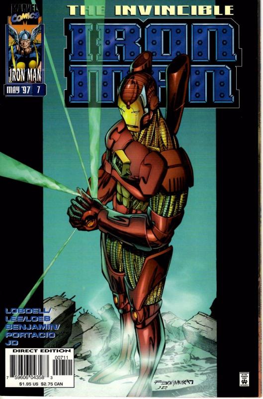 Lot Of 9 Iron Man Marvel Comic Book #1 2 3 5 6 7 8 9 10 Thor J199