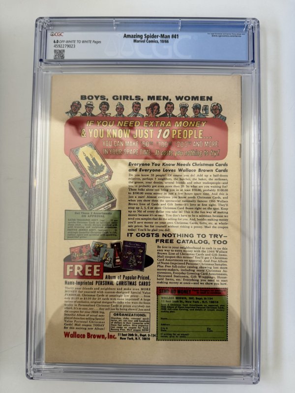Amazing Spider-man #41 CGC 6.0  1st Rhino (1966)