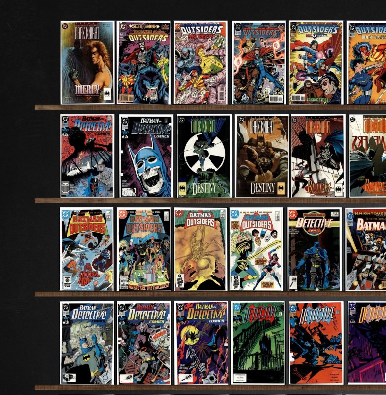 Huge Lot 150+ Comics with Detective Comics, Batman, Outsiders & More!