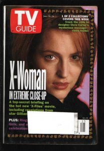 MAG: TV Guide 6/20/1998-Great TV guide-St. Louis Edition-X-Files-Gillian Ande...