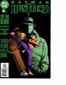 Lot Of 5 Batman Huntress Cry For Blood DC Comic Books # 1 2 3 4 5 Gotham DC3