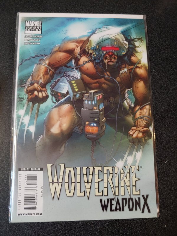 WOLVERINE WEAPON X #1 (2009) ADAM KUBERT VARIANT MARVEL COMICS