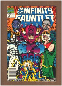 Infinity Gauntlet #5 Newsstand Marvel 1991 THANOS AVENGERS SILVER SURFER VF/NM