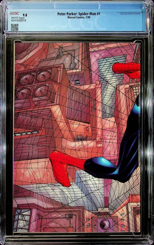 Peter Parker: Spider-Man #1 (1999) - CGC 9.8 - Cert #4241836018