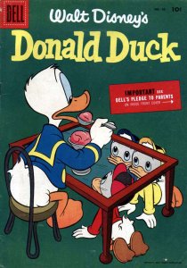 Donald Duck (Walt Disney's) #43 VG ; Dell | low grade comic September 1955 Ice C