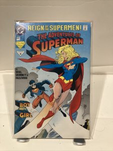 ADVENTURES OF SUPERMAN #502, DC COMICS 1993 #19 “REIGN OF THE SUPERMEN”