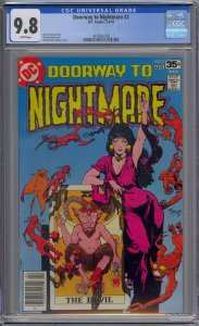 DOORWAY TO NIGHTMARE #2 CGC 9.8 WHITE PAGES