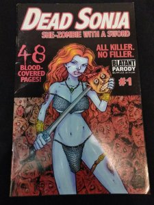 Dead Sonja She-Zombie with a Sword #1 LOT OF 2 Bloodbath & Splat Queen Variants