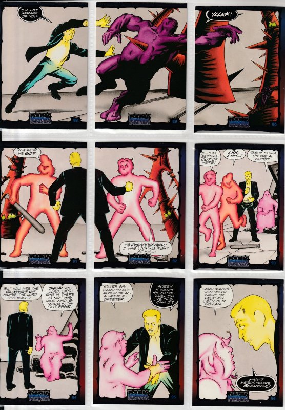 Dark Dominion # 0 Trading Cards  Rare Steve Ditko painted art ! 128 Cards !