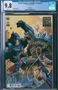 Justice League vs. Godzilla vs. Kong #1 CGC 9.8 - Variant Cover - 2023