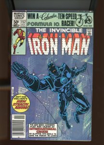 Iron Man #152 - Debut of Iron Man's Stealth Armor. (7.0) 1981 