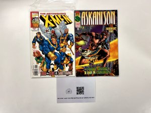 2 Marvel Comics Askani'son # 1 + The Astonishing X-Men# 1 Avengers Thor 118 JS15