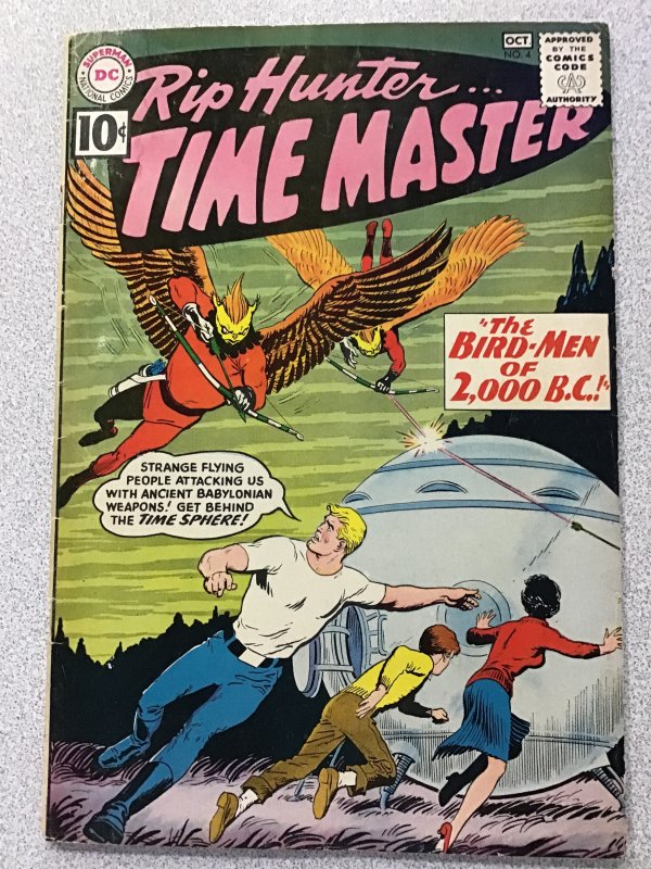 Rip Hunter ... Time Master #4  (1961) Beautiful Book!