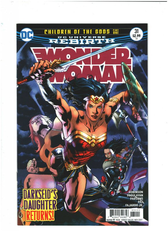 Wonder Woman #31 NM- 9.2 DC Comics Rebirth 2017 Darkseid's Daughter Grail 761941342856