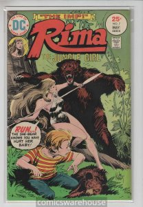 RIMA THE JUNGLE GIRL (1974 DC) #7 FN+ A05144