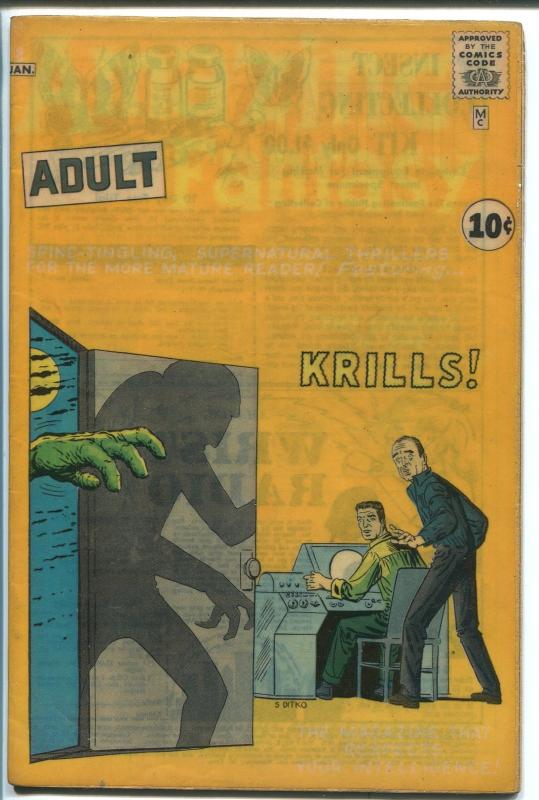 AMAZING ADULT FANTASY  #8 1962-MARVEL-STEVE DITKO-STAN LEE-good/vg