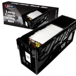 BCW Long Comic Book Bin - Black