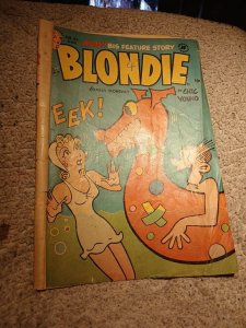 blondie comics #45 Harvey 1952 Golden Age Comic Strip Chic Young Art