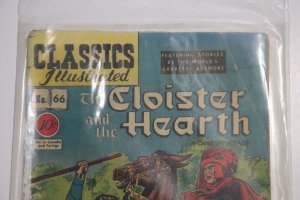 Classics Illustrated #66 The Cloister and the Hearth Golden Age Comic Book 