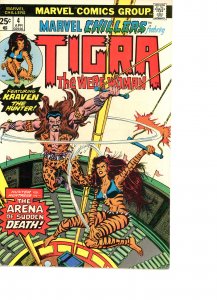 Marvel Chillers 4 VG/F Tigra vs. Kraven!