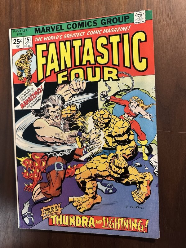 Fantastic Four #151 FN (Marvel 1974) MVS Intact