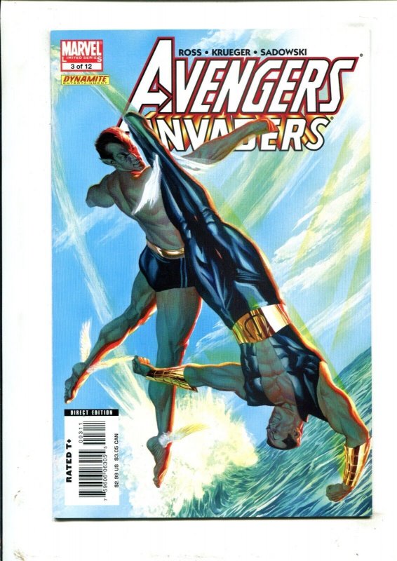 Avengers/Invaders LOT #1-12 - Alex Ross Cover Art. (8.5/9.0) 2008