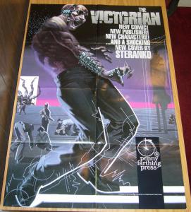 the Victorian promotional poster - 34 x 23 - jim steranko  penny farthing 1998